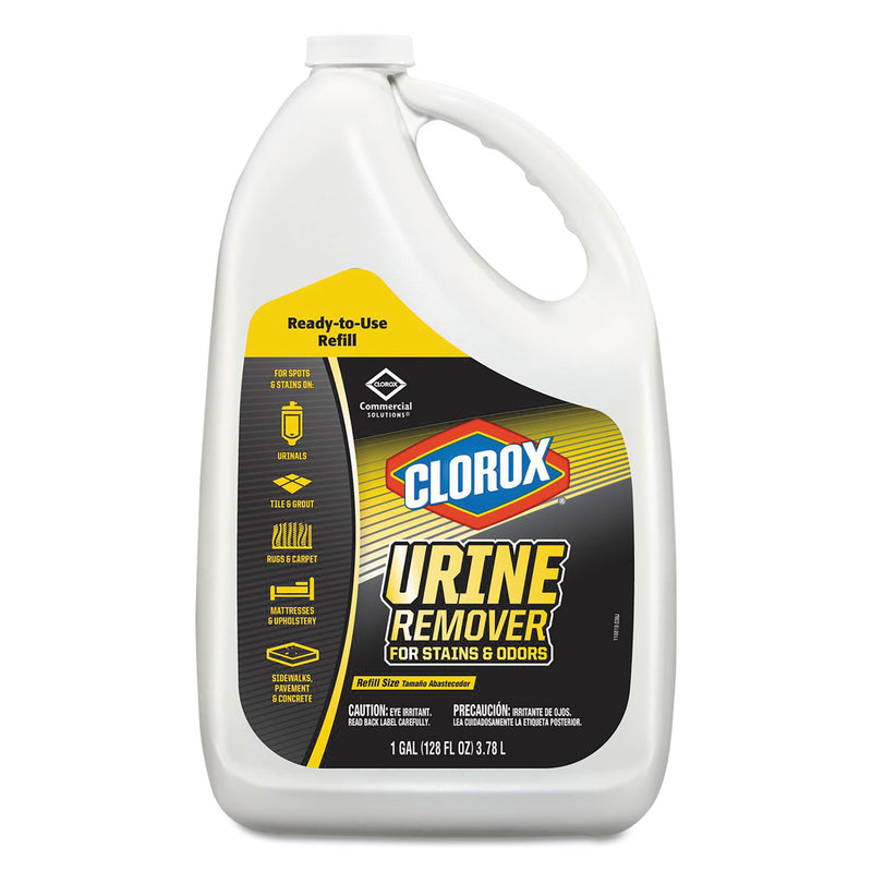 Clorox Urine Remover For Stains And Odors, 128 Oz Refill Bottle - CLO31351EA