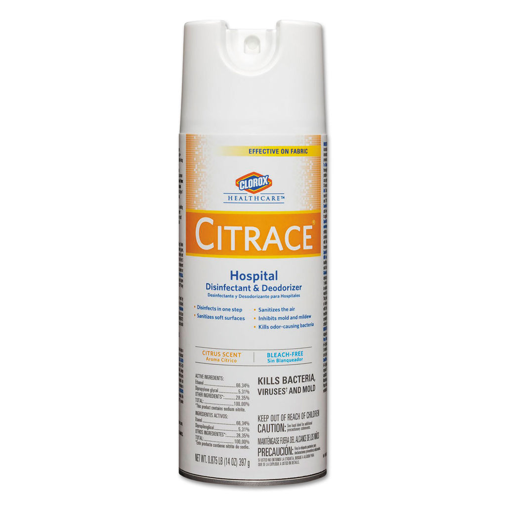 Clorox Healthcare Citrace Hospital Disinfectant & Deodorizer, Citrus ...