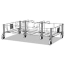 Rubbermaid Slim Jim Steel Dolly, 300 Lb Capacity, 20" X 32.5" X 9", Stainless Steel - RCP1956192