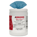 Opti-Cide3 Disinfectant Surface Wipes, Alcohol, 10" X 6", Blue, 100/Tub, 600/Carton - WMNOCW06100CT