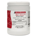 Opti-Cide3 Disinfectant Surface Wipes, Alcohol, 10" X 6", Blue, 100/Tub, 600/Carton - WMNOCW06100CT
