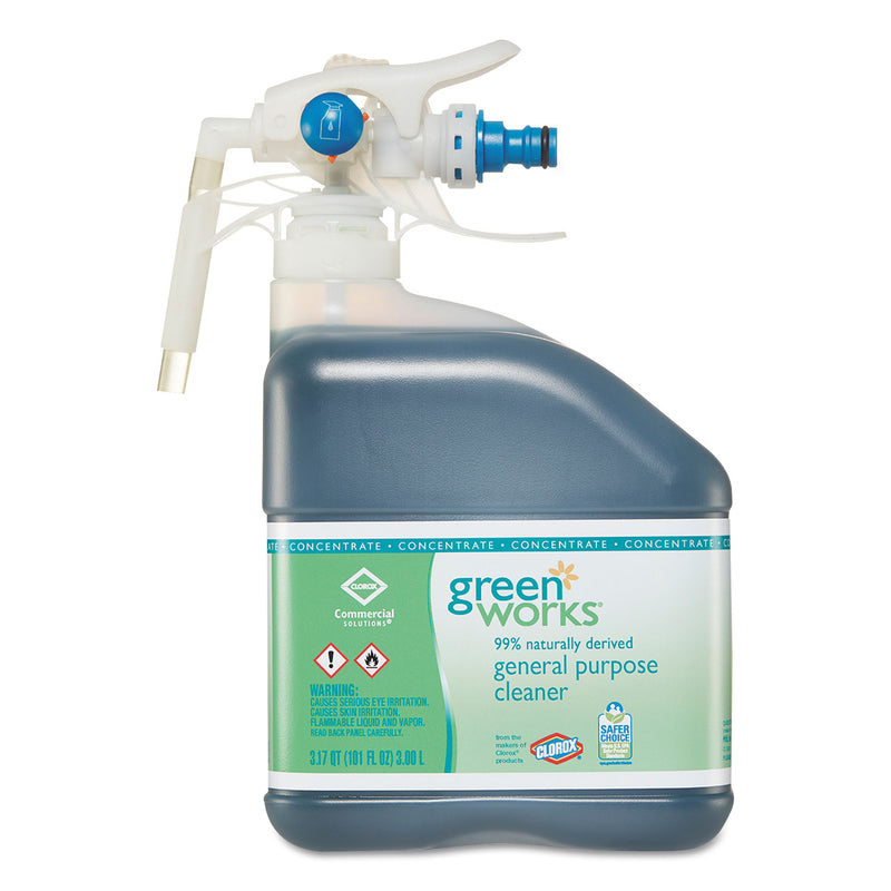 Green Works All-Purpose And Multi-Surface Cleaner, Original, 101 Oz Bottle, 2/Carton - CLO31754
