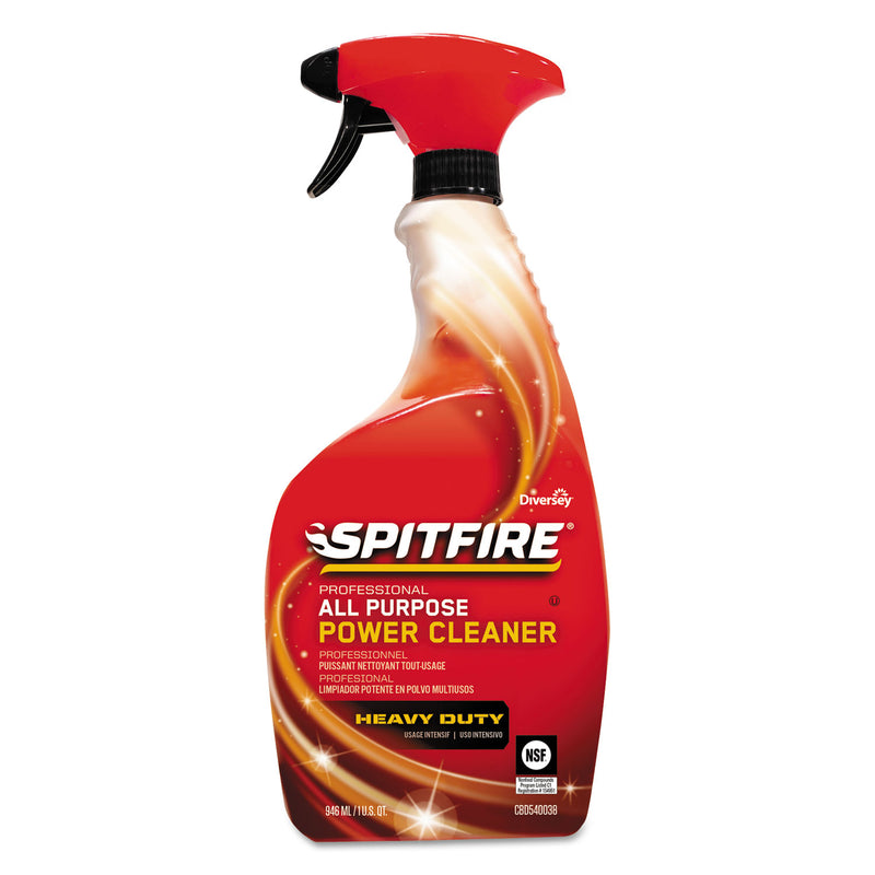 Diversey Spitfire All Purpose Power Cleaner, Liquid, 32 Oz, 4/Carton - DVOCBD540038