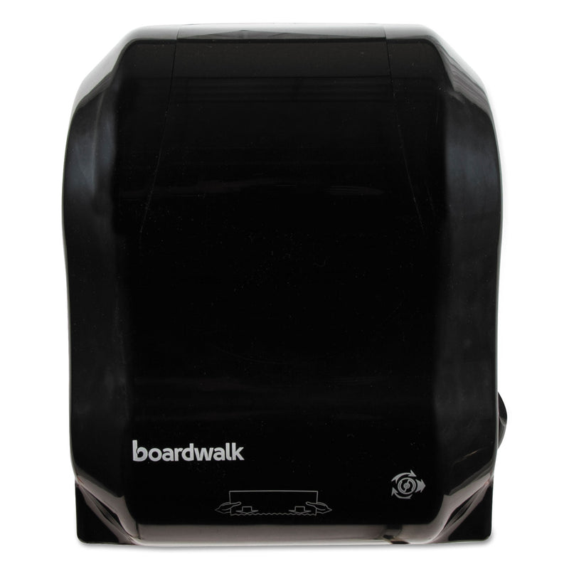 Boardwalk Hands Free Mechanical Towel Dispenser, 13 1/4" X 16 1/4" X 10 1/4", Black - BWK1501