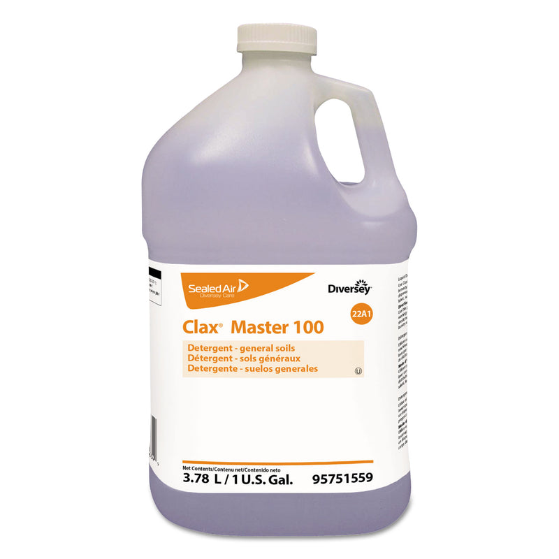 Diversey Clax Master 100, Liquid, Unscented, 4/Carton - DVO95751559