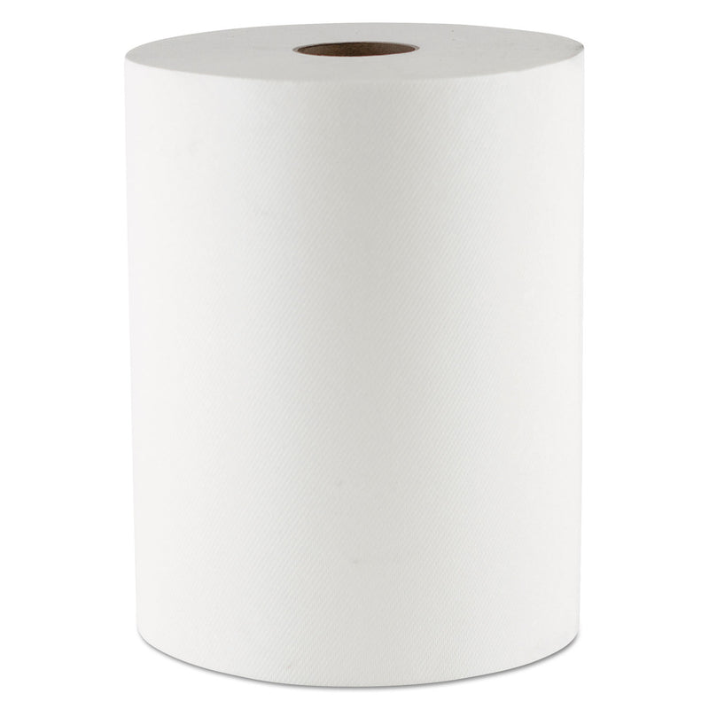 Morcon 10 Inch Tad Roll Towels, 1-Ply, 10" X 550 Ft, White, 6 Rolls/Carton - MORVT106