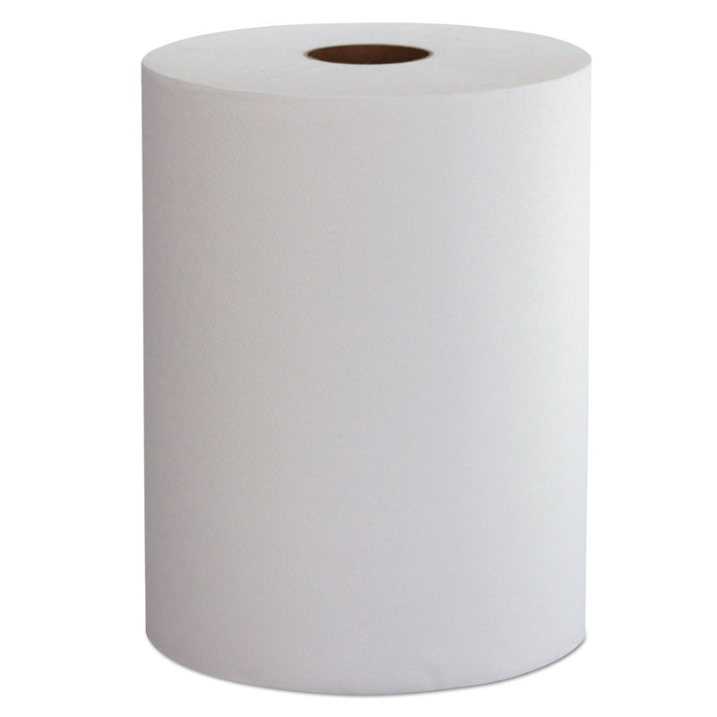 Morcon 10 Inch Roll Towels, 1-Ply, 10" X 800 Ft, White, 6 Rolls/Carton - MORW106