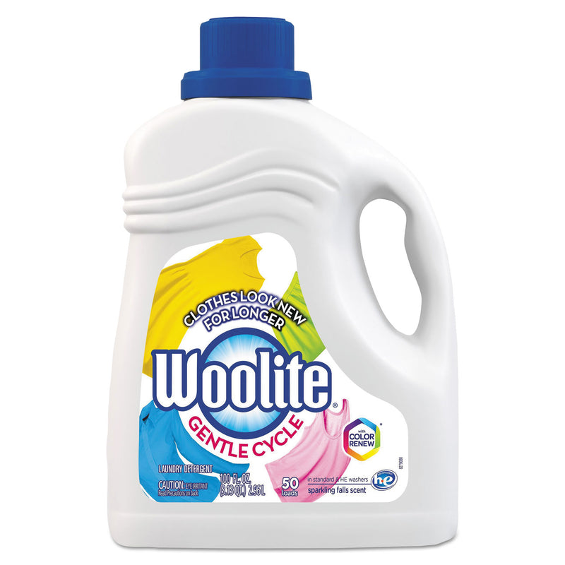 Woolite Gentle Cycle Laundry Detergent, Light Floral, 100 Oz Bottle, 4/Carton - RAC83134CT