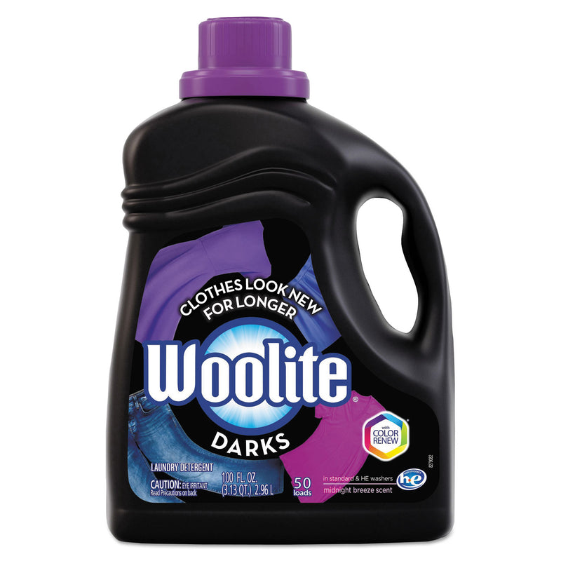 Woolite Extra Dark Care Laundry Detergent, 100 Oz Bottle, 4/Carton - RAC83768CT