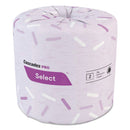 Cascades Select Standard Bath Tissue, 2-Ply, White, 4.25 X 4.1, 500/Roll, 48/Carton - CSDB180