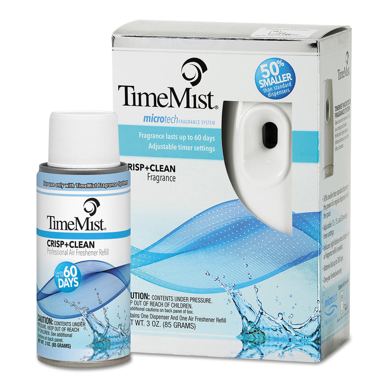 Timemist Microtech Metered Air Freshener Dispenser & Refill Kit, 3 Oz - TMSTMFBKIT14