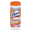 Lysol Kitchen Pro Antibacterial Wipes, Citrus, 7X8, White, 30/Canister, 6 Cans/Carton - RAC96268
