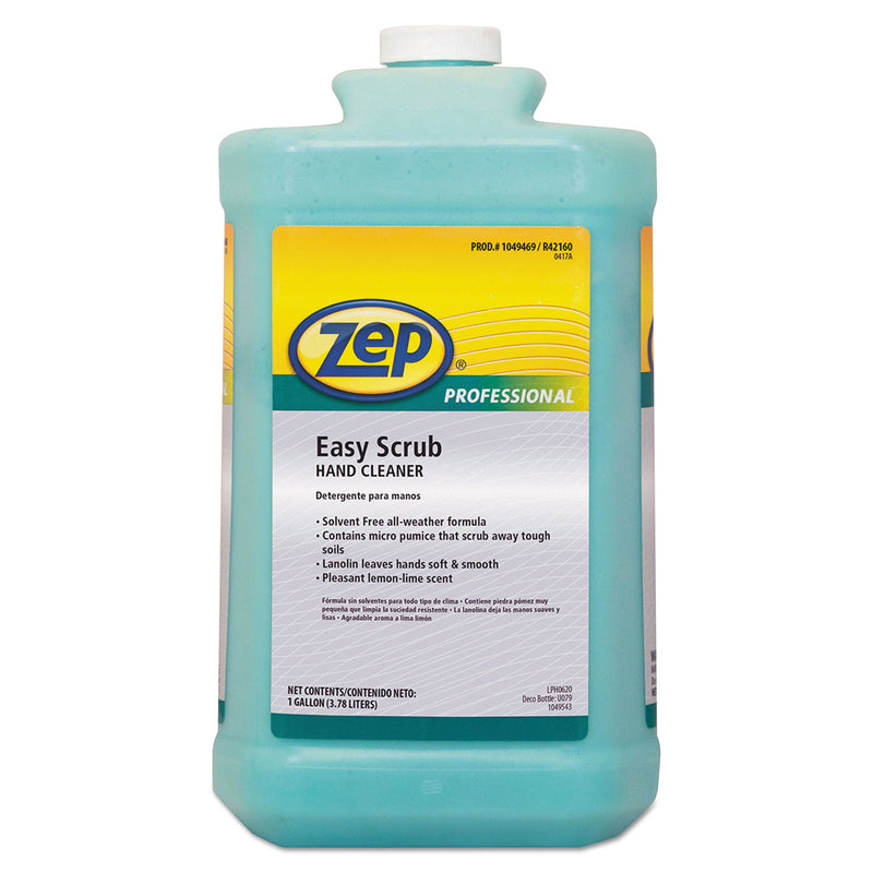 Zep Professional Industrial Hand Cleaner, Easy Scrub, 1 Gal Bottle With Pump, 4/Carton - ZPP1049470