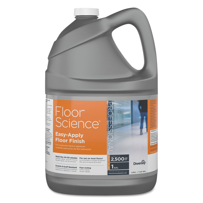 Diversey Floor Science Easy Apply Floor Finish, Ammonia Scent, 1 Gal Container - DVOCBD540397EA