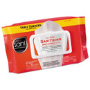 Sani Professional No-Rinse Sanitizing Multi-Surface Wipes, 9" X 8", White, 72 Wipes/Pk, 12/Carton - NICM30472