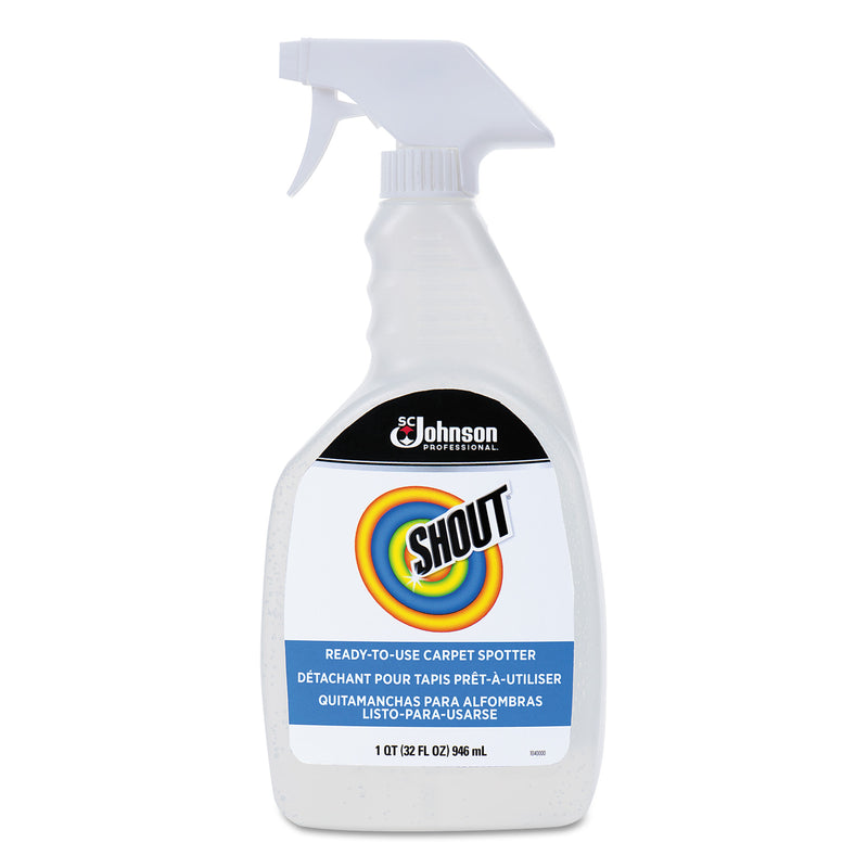 Shout Carpet Spotter, Chlorine Scent, 32 Oz Bottle, 6/Carton - SJN697265