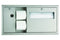 Bobrick B-30919 Surface-Mtd Toilet Tissue, Seat-Cover Dispenser and Waste Disposal, Left