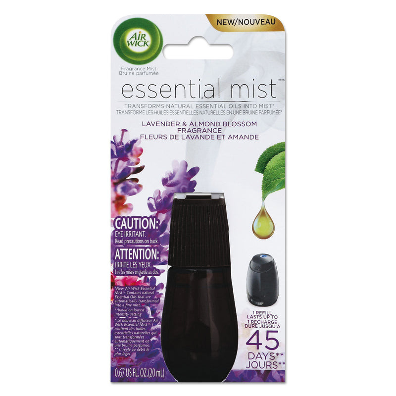 Air Wick Essential Mist Refill, Lavender And Almond Blossom, 0.67 Oz, 6/Carton - RAC98552