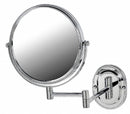 See All Industries Round Chrome Wall Makeup Mirror - JCSA897