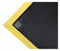 Condor Disinfecting Mat, 3 ft 3 in L, 32 in W, 2 in Thick, Black with Yellow Border - 30CL75