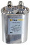 Titan Pro Oval Motor Run Capacitor,25 Microfarad Rating,370-440VAC Voltage - TOCF25A