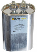Titan Pro Oval Motor Run Capacitor,60 Microfarad Rating,370-440VAC Voltage - TOCF60