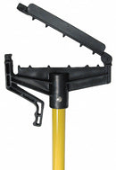 Tough Guy Wet Mop Handle, Quick Change Mop Connection Type, Yellow, Fiberglass, 62" Handle Length - 30LU86