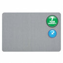 Quartet Push-Pin Bulletin Board, Fabric/Fiberboard, 36"H x 48"W, Light Blue - 7684BE