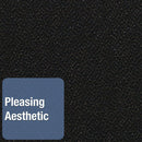 Quartet Push-Pin Bulletin Board, Fabric/Fiberboard, 24"H x 36"W, Black - 7683BK