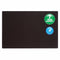 Quartet Push-Pin Bulletin Board, Fabric/Fiberboard, 36"H x 48"W, Black - 7684BK