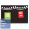 Quartet Push-Pin Bulletin Board, Fabric/Fiberboard, 36"H x 48"W, Black - 7684BK