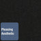 Quartet Push-Pin Bulletin Board, Fabric/Fiberboard, 36"H x 48"W, Black - 7684BK