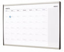 Quartet Gloss-Finish Steel Calendar Planning Board, Wall Mounted, 18 inH x 30 inW, White - ARCCP3018