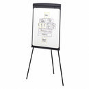 Quartet Gloss-Finish Steel Dry Erase Board, Easel Mounted, Portable/Carry, 35"H x 27"W, White - 67EA