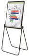 Quartet Gloss-Finish Melamine Dry Erase Board, Easel Mounted, Portable/Carry, 34"H x 27"W, White - 101EL