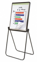 Quartet Gloss-Finish Melamine Dry Erase Board, Easel Mounted, Portable/Carry, 34"H x 27"W, White - 101EL