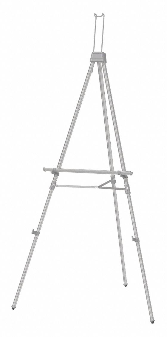 Quartet Easel, Aluminum Frame Material, 66" Overall Height - 55EX