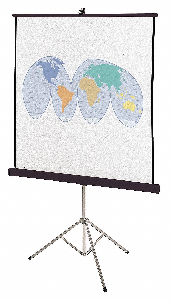 Quartet Portable Tripod Projection Screen with 70 x 70