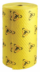 Brady 300 ft Absorbent Roll, Fluids Absorbed: Chemical, Hazmat, Medium, 70 gal, 1 EA - CH303