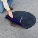 New Pig Drain Cover, 1/2 in Thickness, 30 in Diameter, Rubber/Urethane Material, For Drain Shape Circle - PLR330