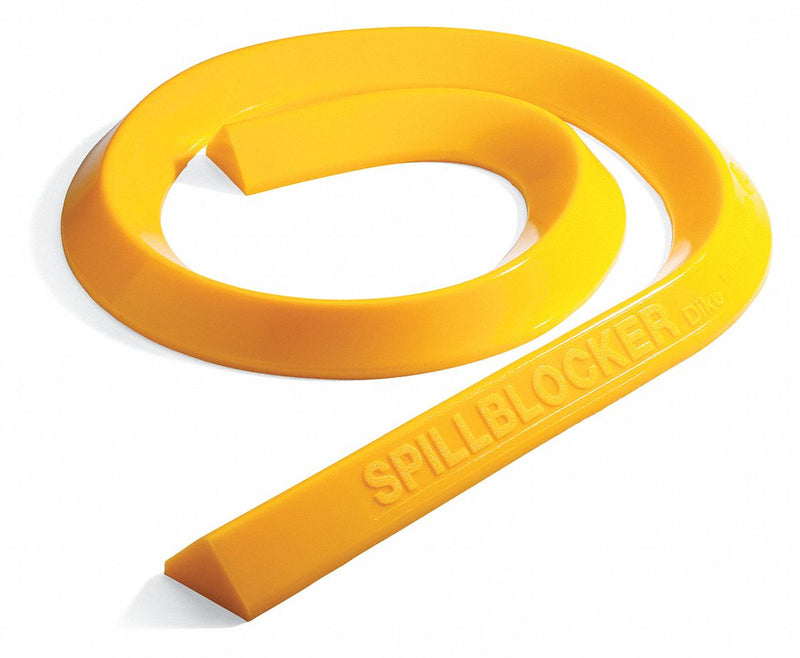 New Pig Barrier Dike, Yellow, 10 ft x 4 in x 2 1/4 in - PLR204-YW