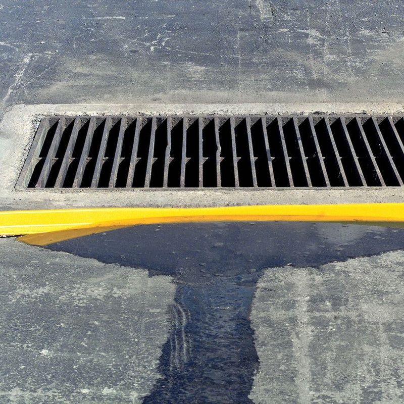 New Pig Barrier Dike, Black, Yellow, 10 ft x 2 in x 2 1/4 in - PLR230