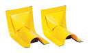 New Pig Spill Berm Wall End, Yellow, 6 in x 4 1/2 in x 1 1/2 in - PLR114