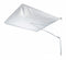 New Pig Ceiling Diverter, 4 ft 2 in x 4 ft. 1/2", Ceiling Clips, White, Polyester, PVC - TLS102