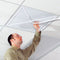 New Pig Ceiling Diverter, 2 ft x 2 ft., Ceiling Clips, White, Polyethylene - TLS366