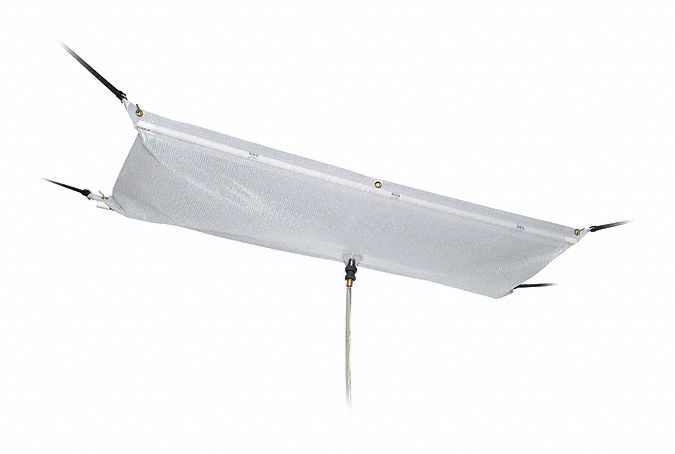New Pig Roof Diverter, 5 ft x 1 ft. 4", Straps, Translucent, Polyester, PVC - TLS674-TR