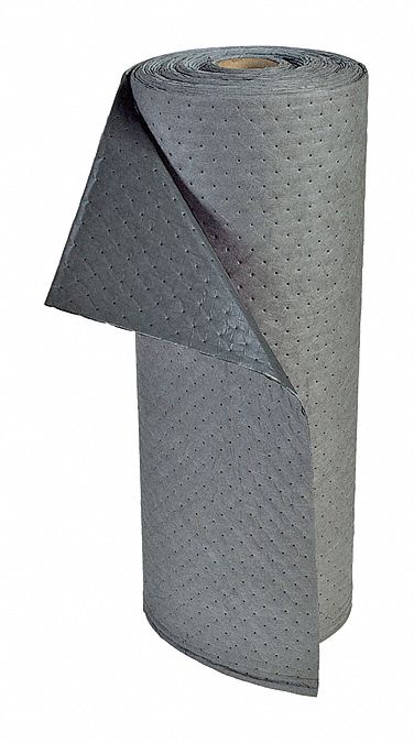 New Pig 75 ft Absorbent Roll, Fluids Absorbed: Universal, Heavy, 20.5 gal, 1 EA - MAT283
