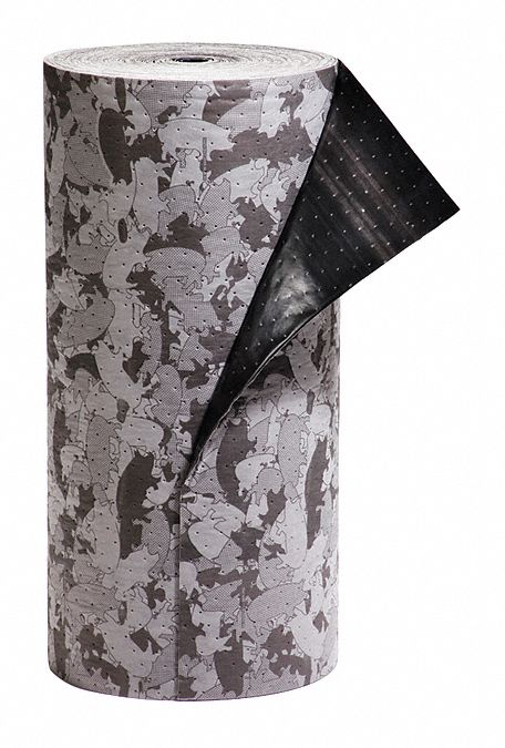 New Pig 150 ft Absorbent Roll, Fluids Absorbed: Universal, Heavy, 40.6 gal, 1 EA - MAT132