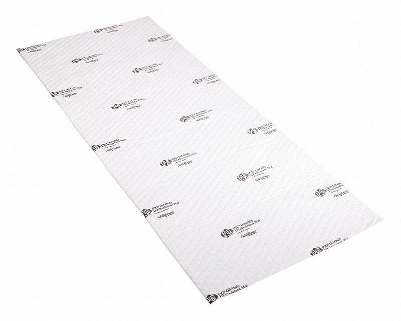 New Pig 72 1/2 in Absorbent Pad, Fluids Absorbed: Oil-Based Liquids, Heavy, 4 gal, 3 PK - MAT4305