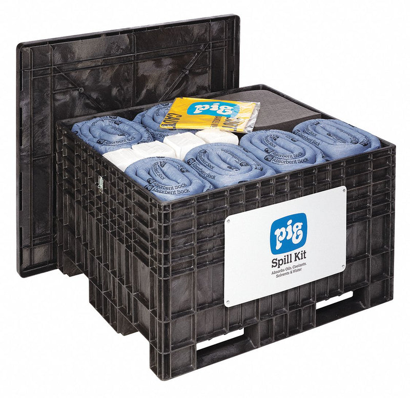 New Pig Spill Kit/Station, Chest, Universal, 143 gal - KIT204-02